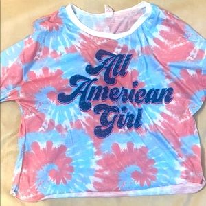 “All American Girl” crop top